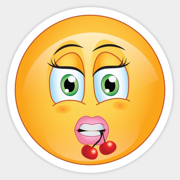 Flirty Girl by Emoji World Sticker by emojiworld